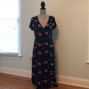 DIVIDED H&M Floral, Buttoned Dress